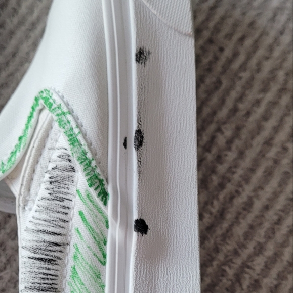 NEW Vans Slip-On Spring Fade White, Pink & Green , black size 38 - Picture 4 of 4